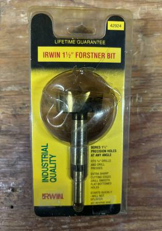 Irwin 1-1/2" Forstner Bit 1