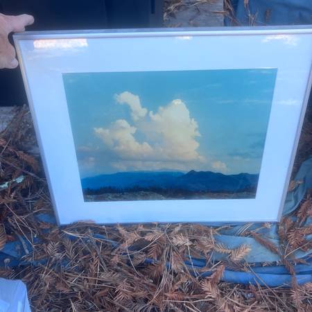 Cloud Formation Matted and Framed Photos 1