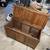 Antique English Carved Oak Coffer Trunk Chest Coffee Table Blanket Box 3 thumbnail