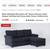 Queen Sleeper Sofa with movable Chaise – Excellent Condition 3 thumbnail