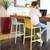 2 Counter Stools - Stackable Resin 5 thumbnail