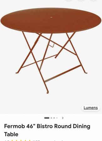 Fermob Bistro round table 46” 1