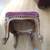 SMALL ANTIQUE  NEEDLE POINT FOOT STOOL 4 thumbnail