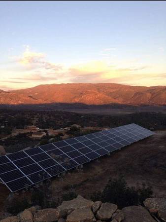 Complete Ground Mount Solar System W/ 400-500 Watt Solar Panels 1