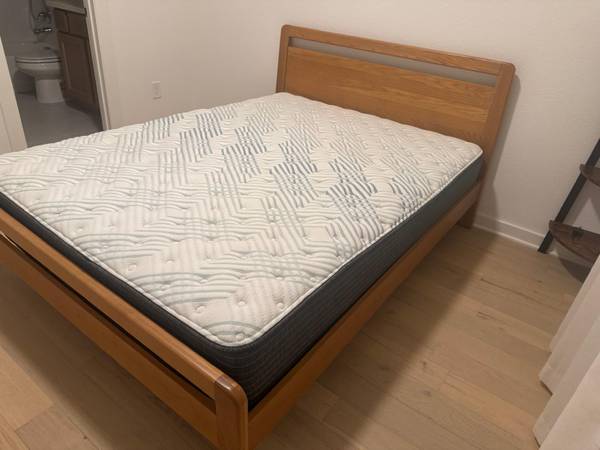 Article Dalsa Queen Bed with Beautyrest Mattress 1