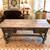 Vintage SPANISH REVIVAL Trestle Console Table Desk Sideboard 5 thumbnail