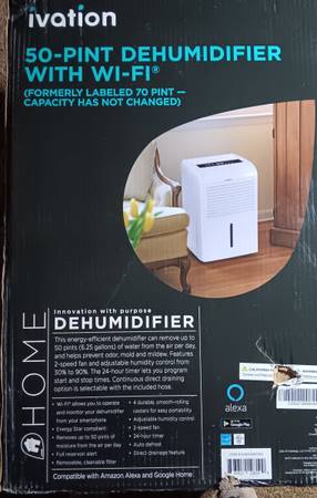 Ivation 50-pint Dehumidifier 1