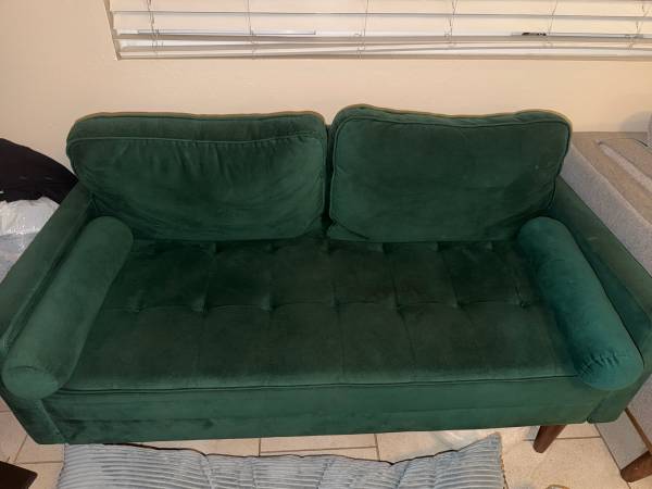 Sofas de Tercio Pelo - verde (Conjunto) 1
