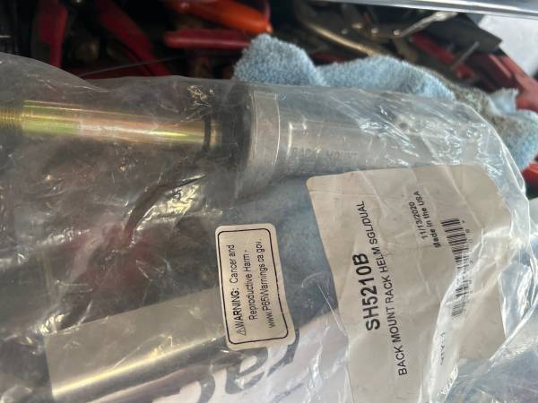 Seastar back mount rack helm dual 1