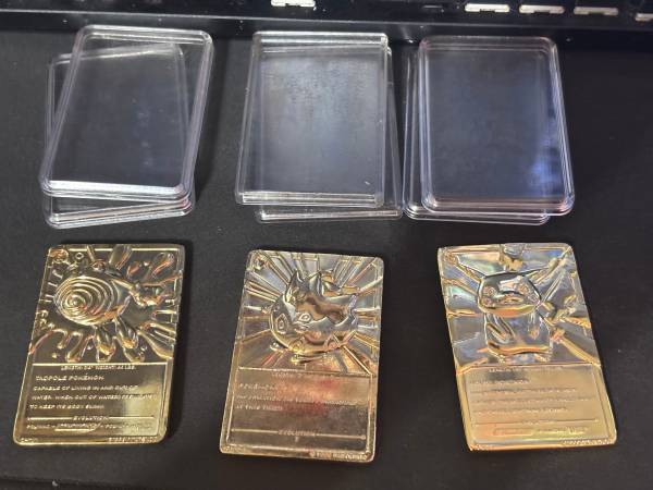 Burger King 23K Plated Pokmon Cards - toys & games - by owner - sale - craigslist Burger King 23K Plated Pokmon Cards - toys & games - by owner - sale - craigslist
