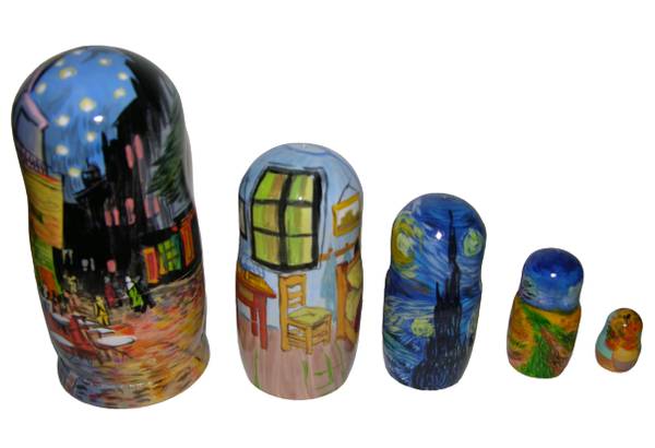 Handmade nesting dolls (matryoshkas), handpainted, fully customizable 1