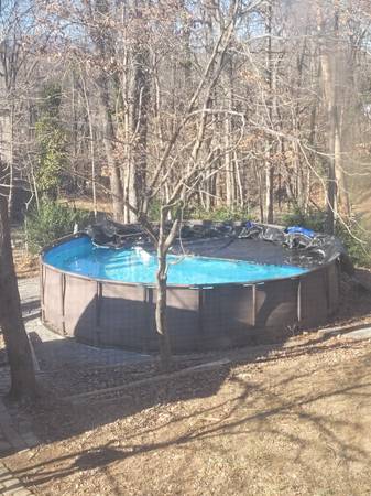 Above ground 22 ft pool 1