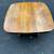 Antique 48” square expanding tilt top oak dining table 5 thumbnail