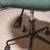 Rolling/ adjustable height green office chair 2 thumbnail