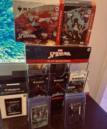 Magic the gathering Spider-Man and avatar booster packs for sale 1