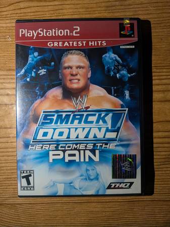 WWE Smackdown Here Comes the Pain PS2 Game (CIB) 1