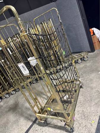 “Rocket” carts for stocking shelves, store backroom storage, warehouse 1