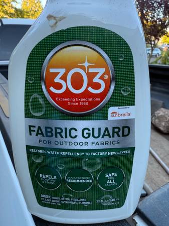 Fabric Guard 303, new, 6 bottles 1