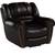 Leather brown recliner chair 4 thumbnail