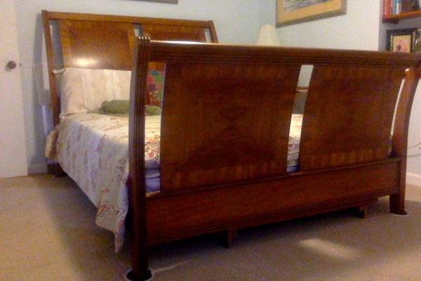 Queen Bed Frame with Mattress 1