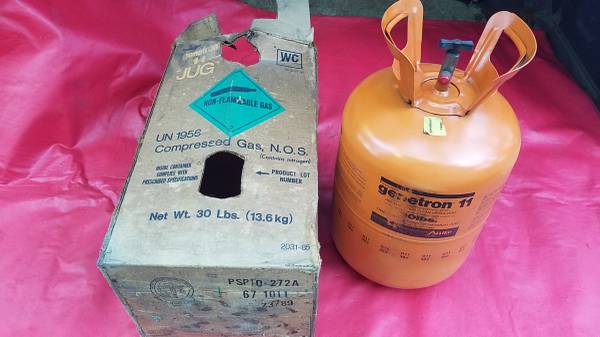 R-11 refrigerant coolant 35 pound bottle must be a dealer 1
