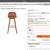 Moe’s Home Napoli Tan leather contemporary modern oak Barstools 8 thumbnail