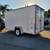 Enclosed Cargo motorcycle Hauler Trailer. Towing moving Storage. Bike Honda Yama 5 thumbnail