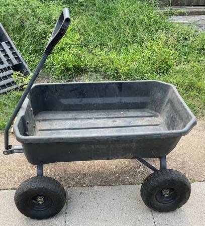 Dump Cart 4 Big Wheels 1