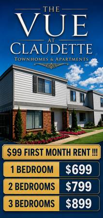 2 BEDROOMS IMMEDIATE MOVE-INS--- $ 99 First Month Rent ! NO ADMIN FEES 1