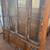 vintage solid teak 4 panel PARTITION ROOM DIVIDER in geometric design 9 thumbnail