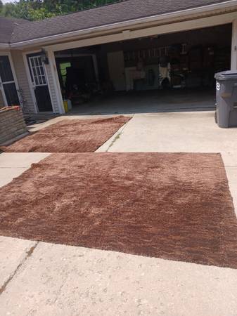 twin rugs softly used 1