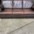 Brown leather sofa 2 thumbnail