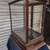 ANTIQUE GLASS DISPLAY CABINET WITH DRAWERS 12 thumbnail