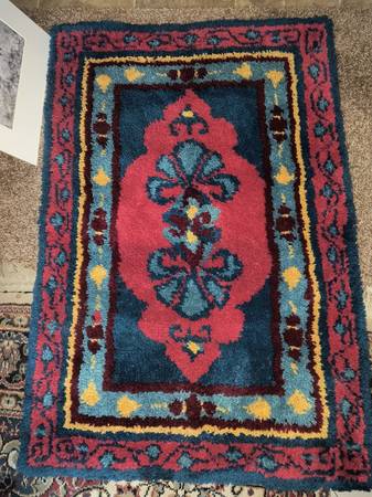 2 Hand made hooked rugs 1