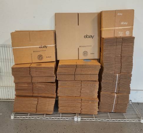 306 Shipping Boxes - 6x4x4, 8x6x4, 8x8x8 - ALL Brand New 1
