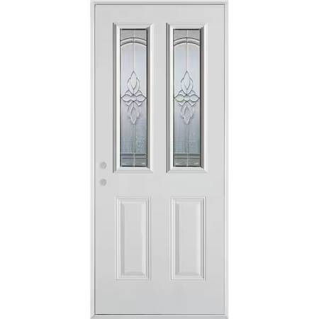 NEW Entrance door, 36"x80", White, R-Hand, Inswing, Steel (Paid $953) 1