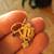 18K yellow Gold Sweet 16 Pendant with Natural Sapphire, Amethyst 6 thumbnail