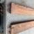 74" Set Vintage Wood Bed Rails 2 thumbnail