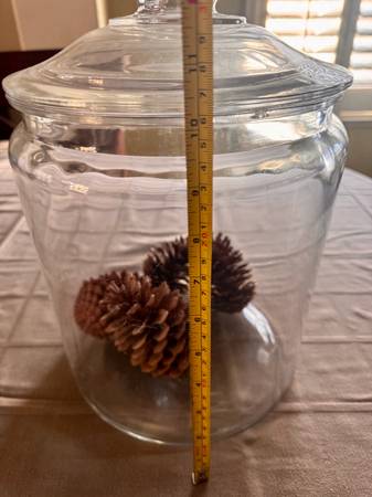 Large Glass Cookie / Storage Jar 1