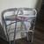 Drive Deluxe Folding Walker, Two Button with 5" Wheels 3 thumbnail