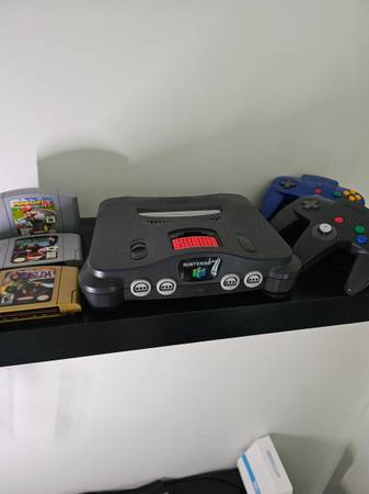 N64, controller with games 1