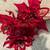 Christmas Decor Lot Red Glitter Sparkly Bushes Stems Spikes Garland Spheres Leaf 10 thumbnail