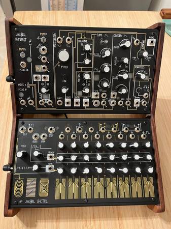 Make Noise 0-Coast modular synthesizer, 0-Ctrl and Stackcables bundle 1