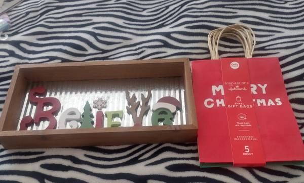 Christmas Believe Wood Sign 1