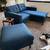Burrow Nomad Blue Loveseat & Matching Ottoman – $500 OBO 4 thumbnail