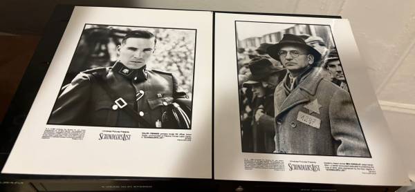 1993 Schindler's List Ralph Fiennes & Ben Kingley two original 8 1