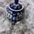 Polish Pottery TEAPOT Boleslawca Hand Made in Poland Blue Peacock Eyes 6 thumbnail