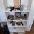 SOLID WOOD 4 SHELF WHITE BOOK CASE 3 thumbnail