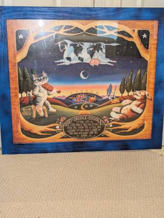 Large Nursery Rhyme Framed Print 1