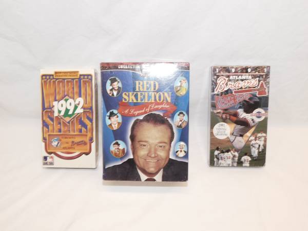 VHS TAPE COLLECTION OF RED SKELTON - MLB WORLD SERIES ~ NEW IN